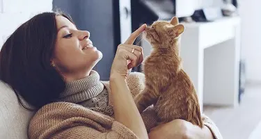 kat stinkt uit bek
