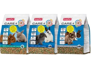 Beaphar Care Konijn bevat geen gekleurde brokjes meer